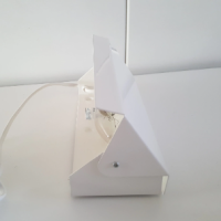 Wit bedlampje zonder sleufjes